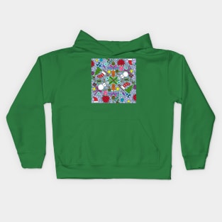 Christmas Mosaic Kids Hoodie